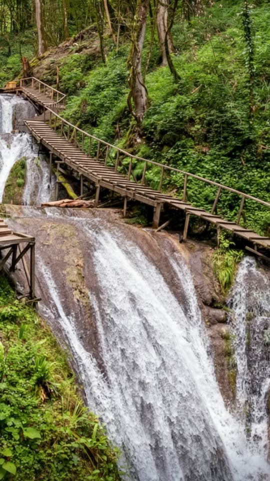 33 Waterfalls on the Shakhe River